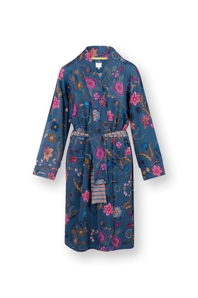 Nisha Kimono Coco Flower Blauw