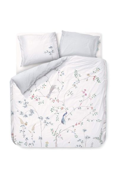 Dekbedovertrek Set Bamboo Blossom Wit