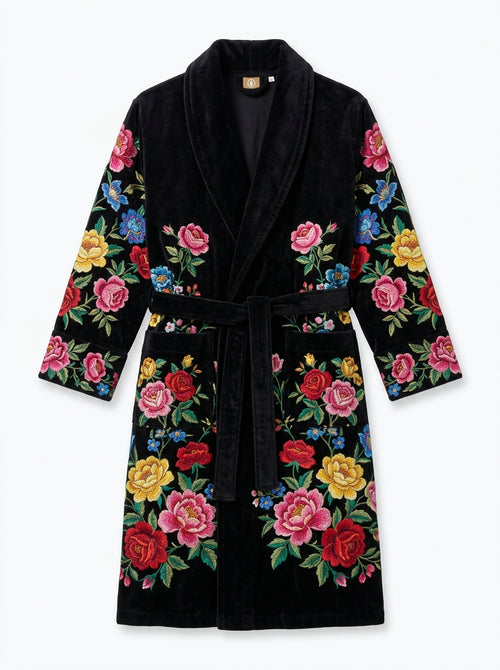 Badjas Fleur Grandeur Zwart