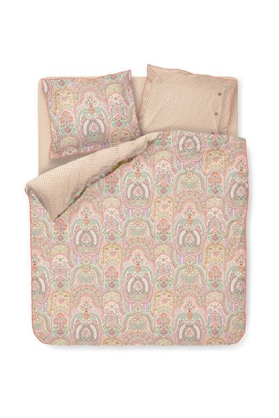 Duvet Cover Set Jabali Flower Coral