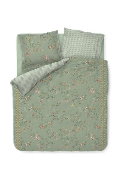 Duvet Cover Set Kili Flower Green