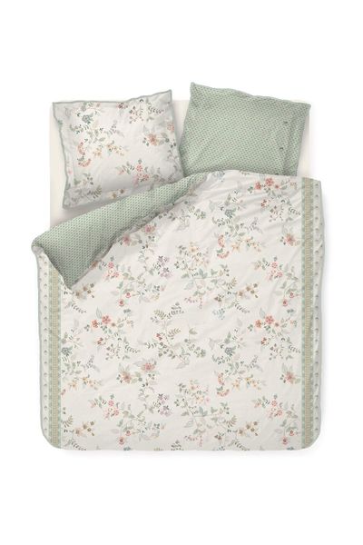 Duvet Cover Set Kili Flower White