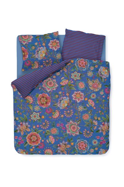 Dekbedovertrek Set Bombay Bold Donkerblauw