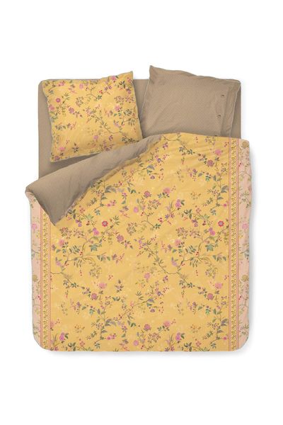Dekbedovertrek Set Bodhi Flower Geel